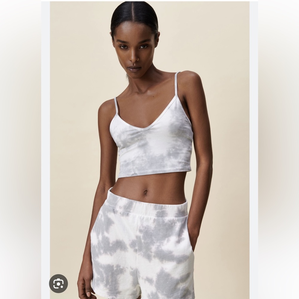 ZARA Tie-Dye crop top
